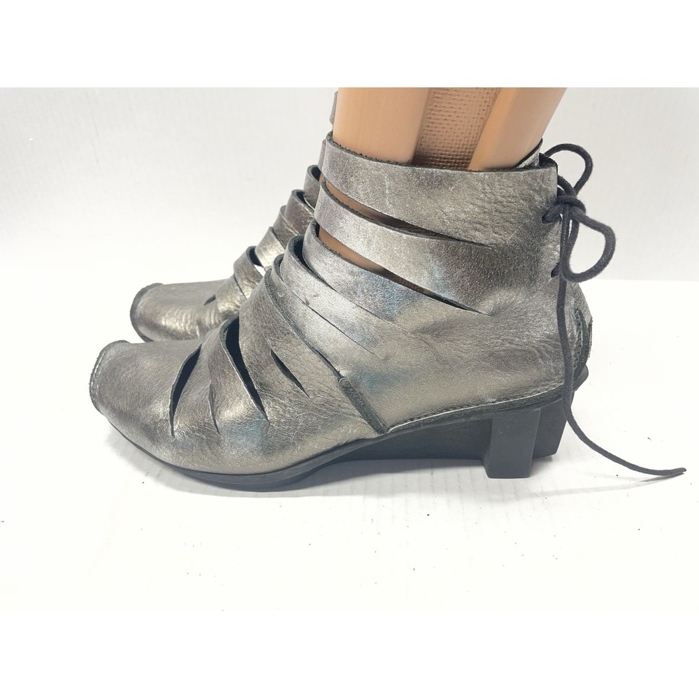 Trippen Model Fence Silver Metallic  X/O Boots 39 US 8-8.5
